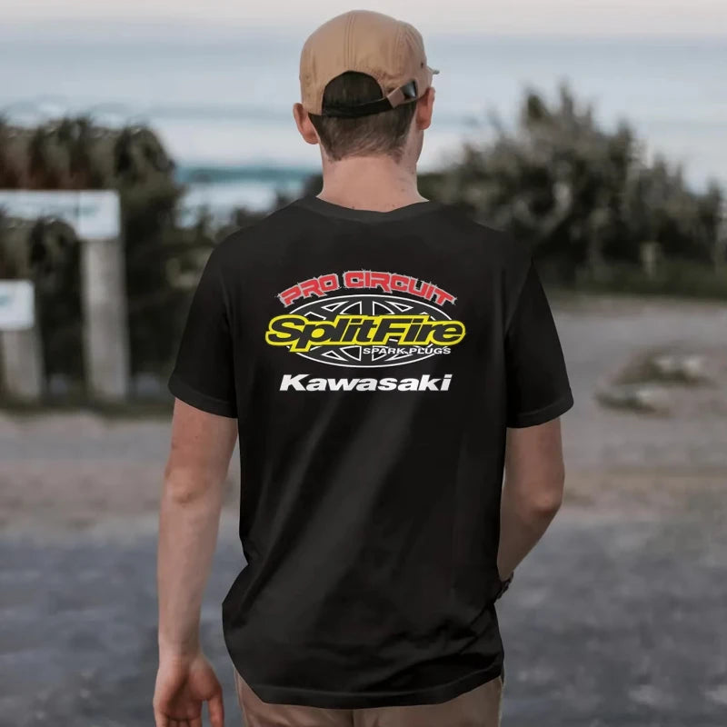 Retro Letter Graphic Cotton T-Shirt For Men And Women