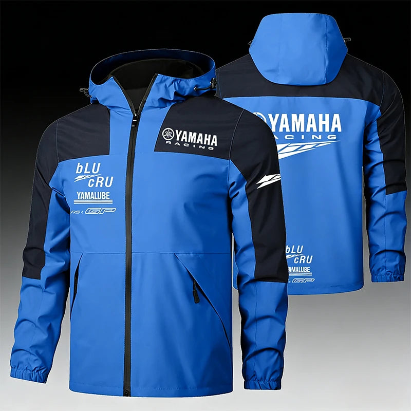 Motorcycle Racing Windbreaker Jacket – Lightweight Hooded