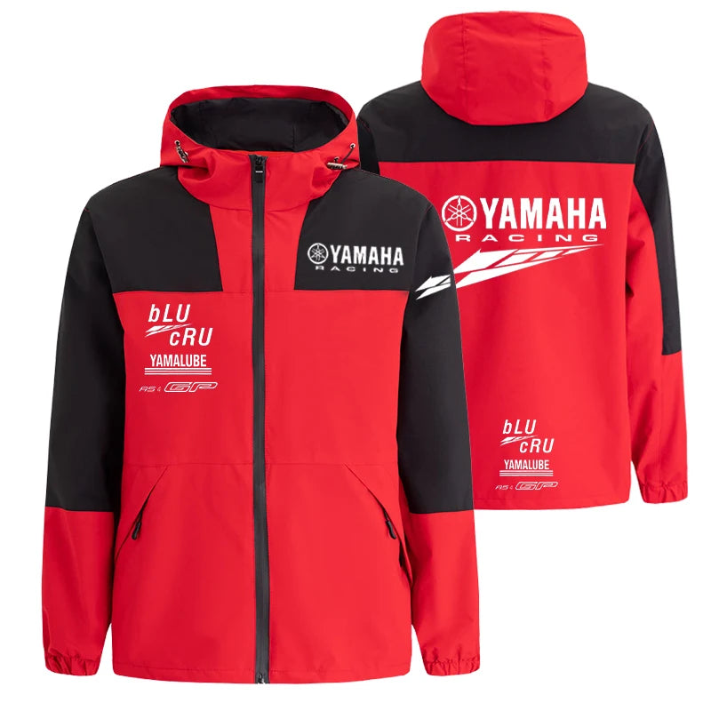 Motorcycle Racing Windbreaker Jacket – Lightweight Hooded