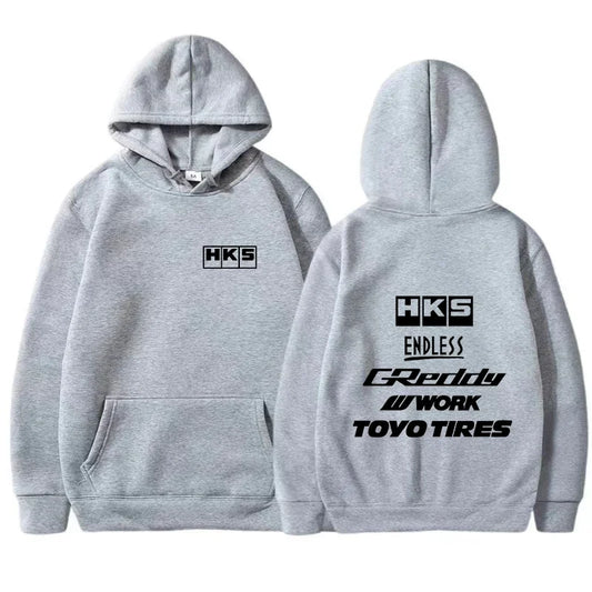 JDM Streetwear Hoodie With Modified Car Graphic Pullover