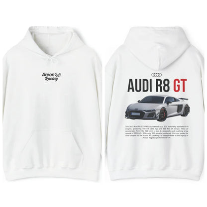 1 Color Printed Sports Car Graphic Hoodie for Men and Women