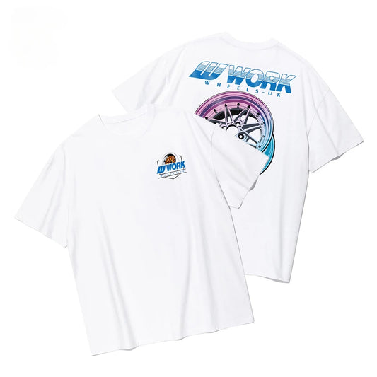 Men’s JDM Car Graphic T‑Shirt Heavy Cotton Casual Tee