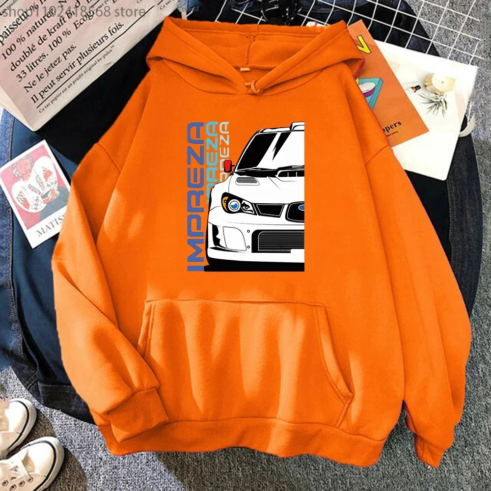Initial D Anime Hoodie Streetwear Pullover With Fleece
