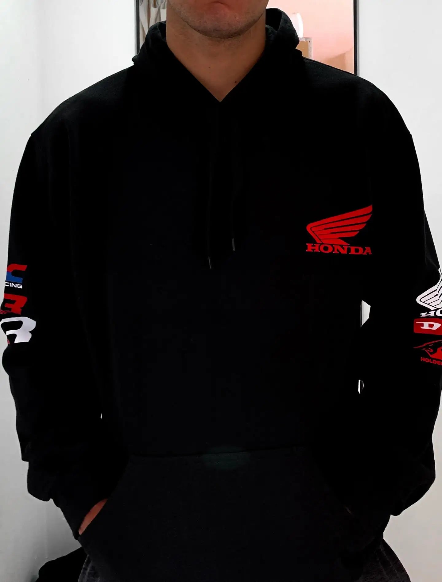 Unisex Motorcycle Hoodie Pullover With Quick-Dry Fabric