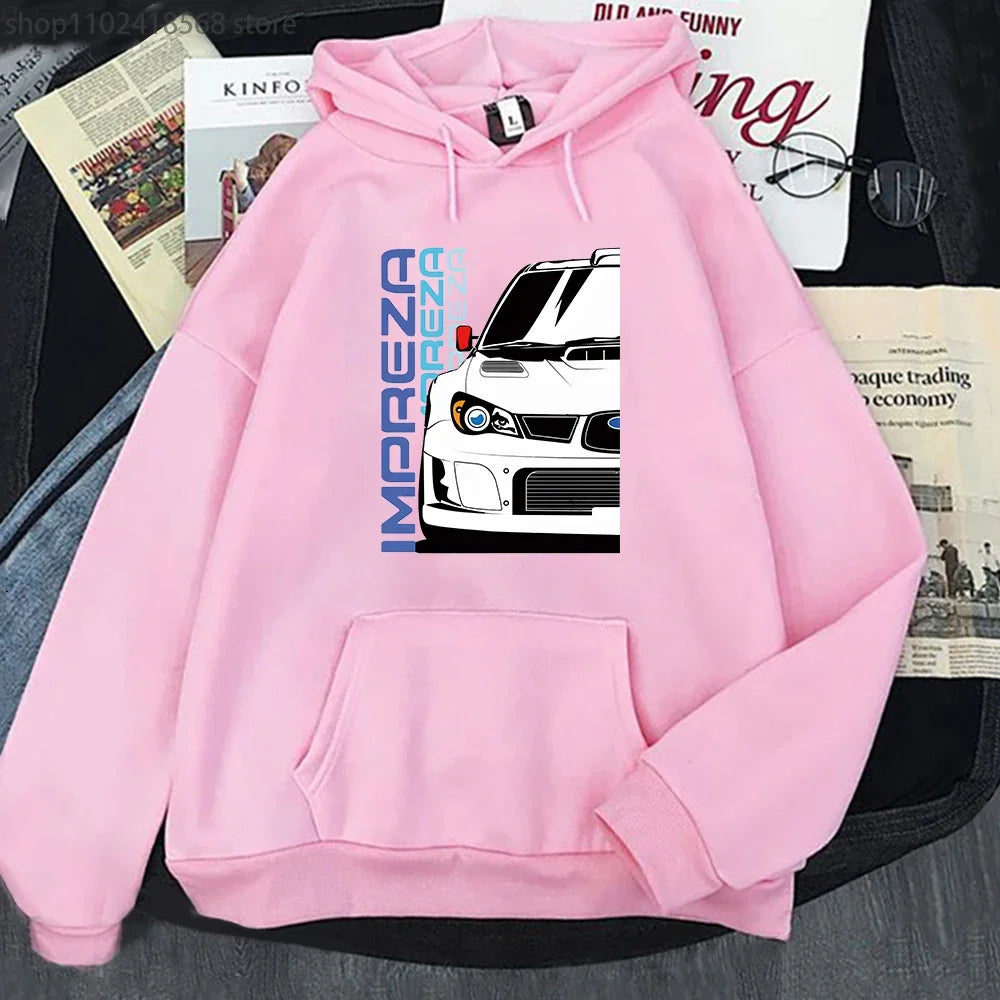 Initial D Anime Hoodie Streetwear Pullover With Fleece