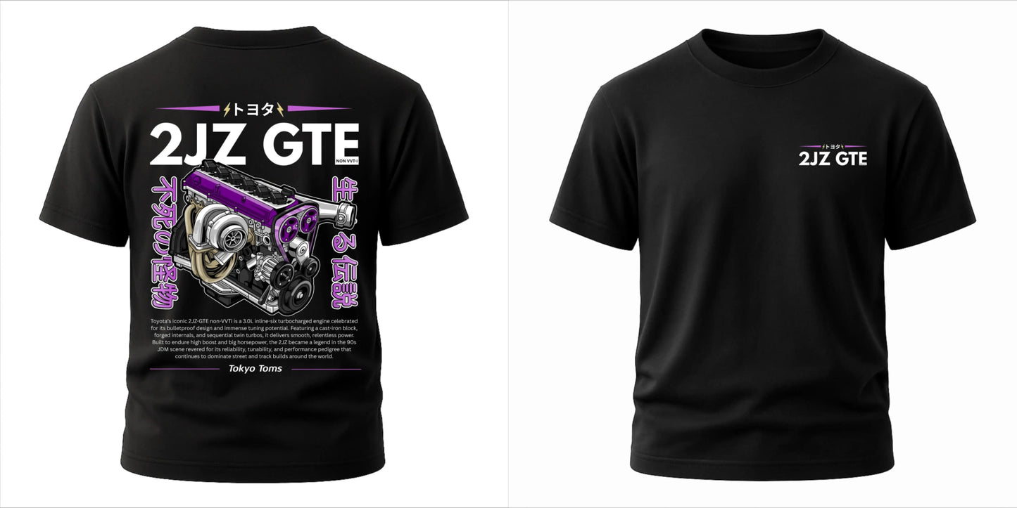 Japanese JDM Car Engine Graphic Tee Unisex T-Shirt
