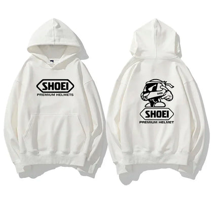 Men's Fleece Hoodie With Cartoon Print Pullover Style