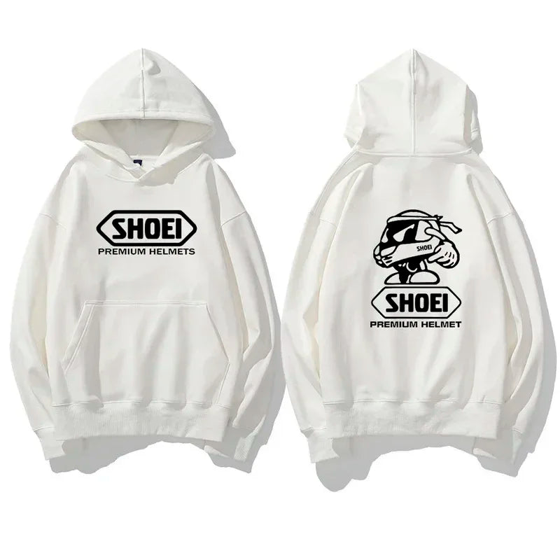 Men's Fleece Hoodie With Cartoon Print Pullover Style