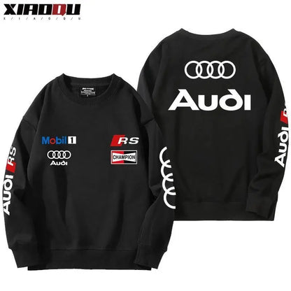 Unisex Pullover Hoodie With RS Print For Autumn Winter