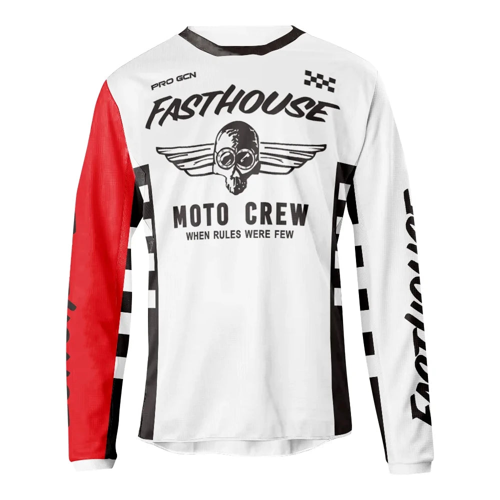 Breathable Long Sleeve MTB Cycling Jersey for Men
