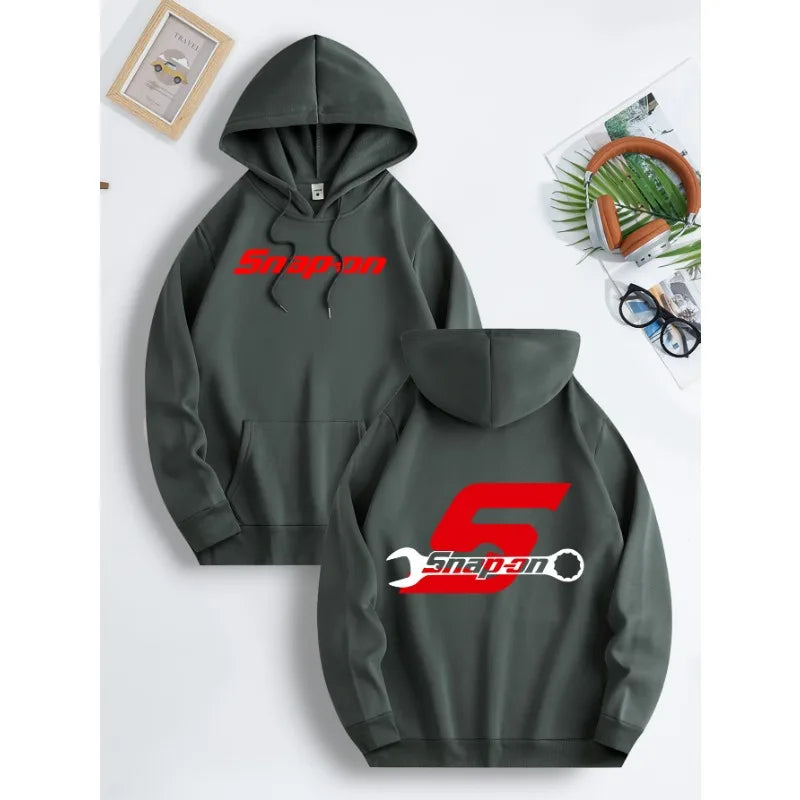 Men's Graphic Pullover Hoodie With Front Kangaroo Pocket