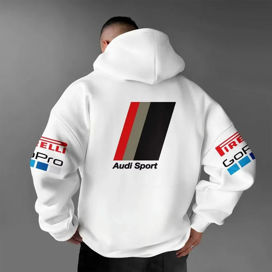 Men’s Casual Car Logo Hoodie For Autumn And Winter