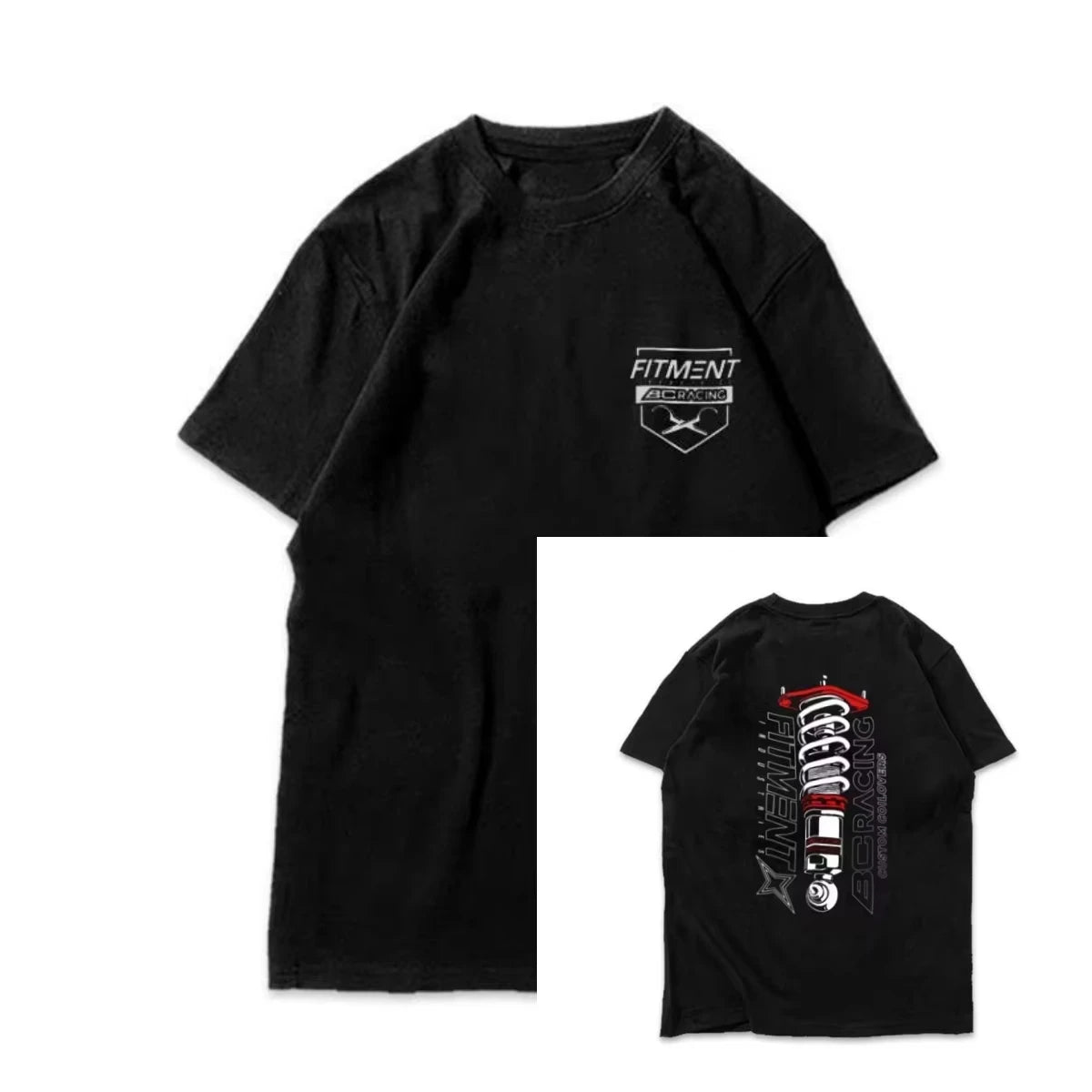 Men's Cotton Car Graphic T-Shirt – Casual Street Style