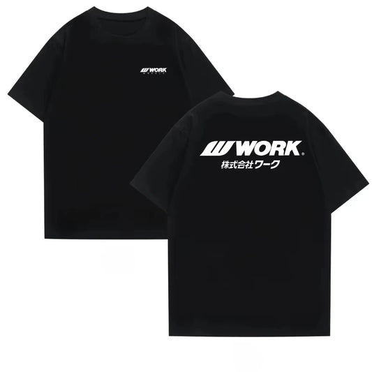 Men’s Cotton Racing Wheel Graphic T‑Shirt
