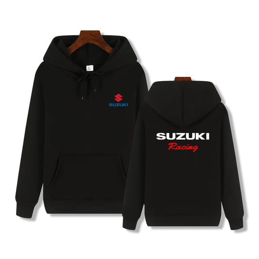 Men’s Moto Graphic Hoodie Pullover For Outdoor Sports