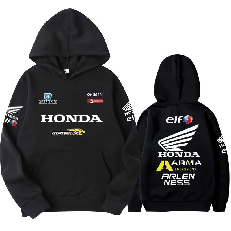 Motorcycle Racing Hoodie Sweatshirt – Cotton Blend