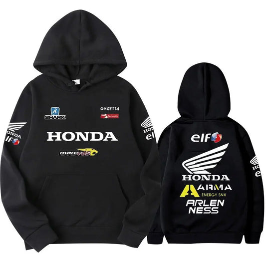 Motorcycle Racing Hoodie Sweatshirt – Cotton Blend