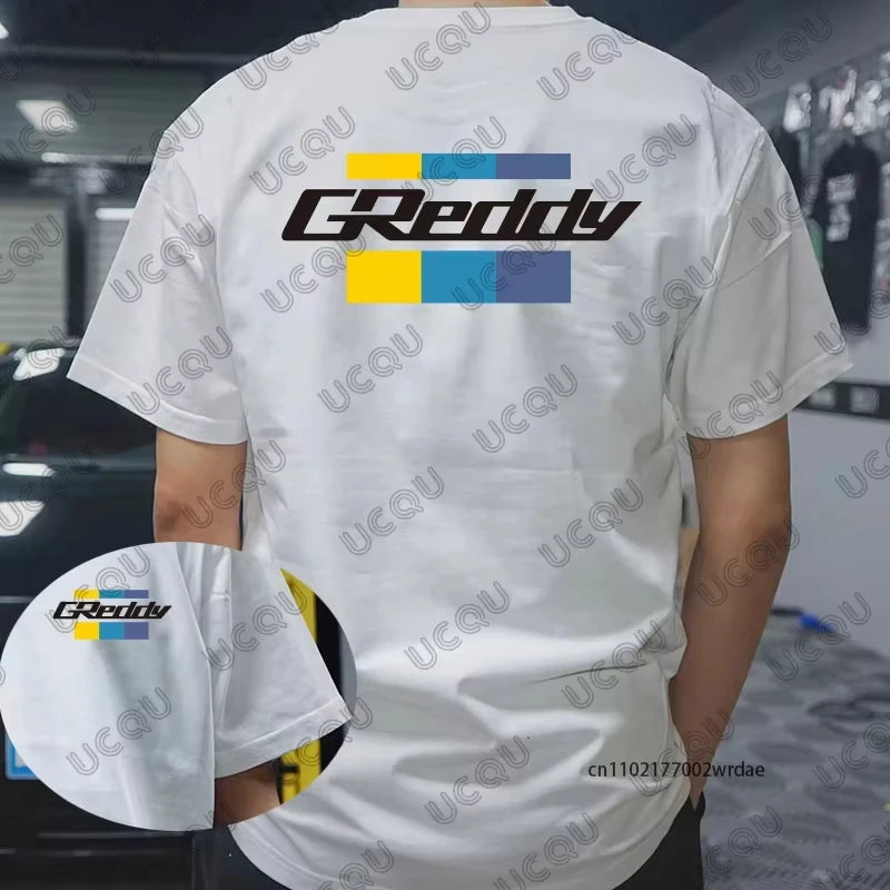 Cotton JDM Car Graphic T-Shirt Streetwear Unisex Top