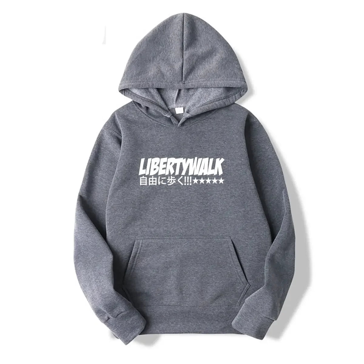 3 Color Unisex Printed Fleece Hoodie Pullover For Autumn Winter